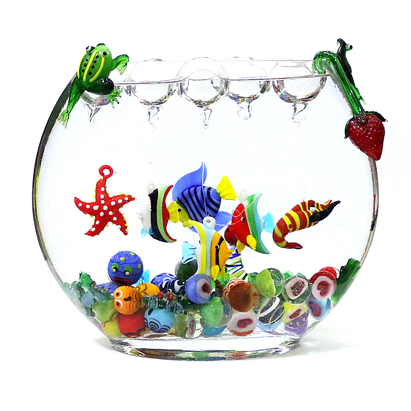 Marine Aquarium Europe - Mengambang Kaca Hewan Laut Mini Patung
