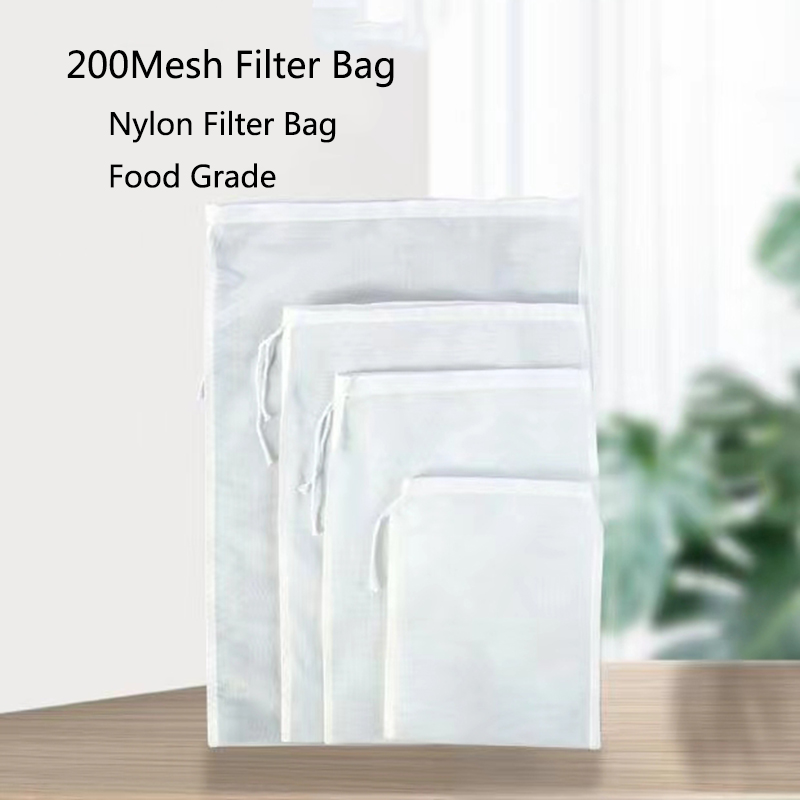 Marine Aquarium Filter Media - 5/10 Buah 200Mesh Filter Net Bag