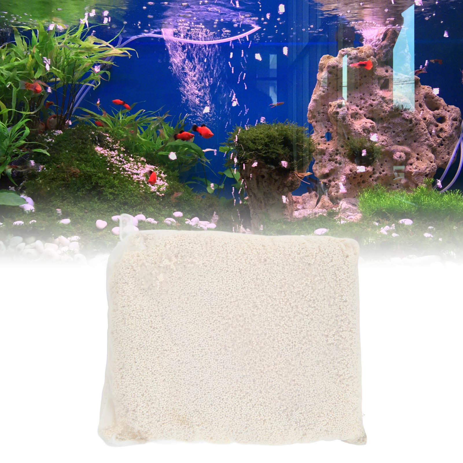 Marine Aquarium Filter Media - Resin Filter Ikan Resin Filtrasi Akuarium