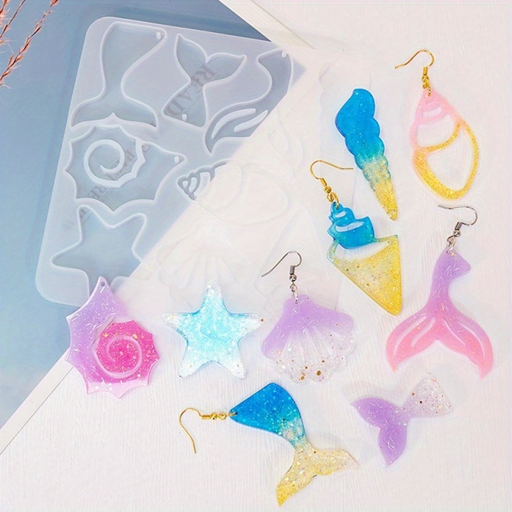 Set Cetakan Anting dan Liontin - Aquarium Marine ulasan dan harga