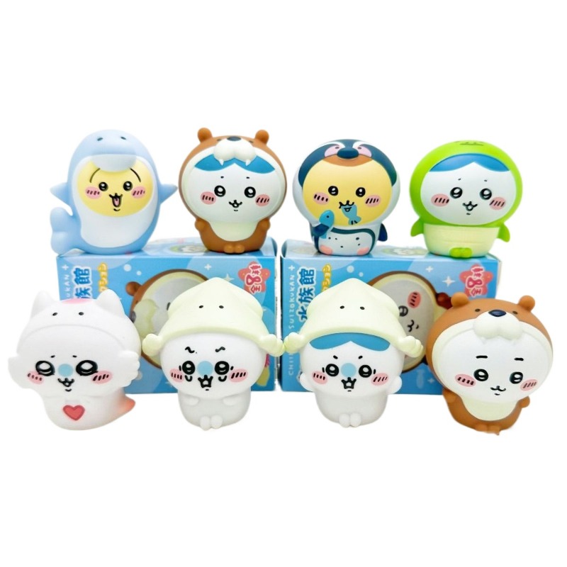 8pcs/Box Figurin Akuarium Chii - Aquarium Marine ulasan dan harga