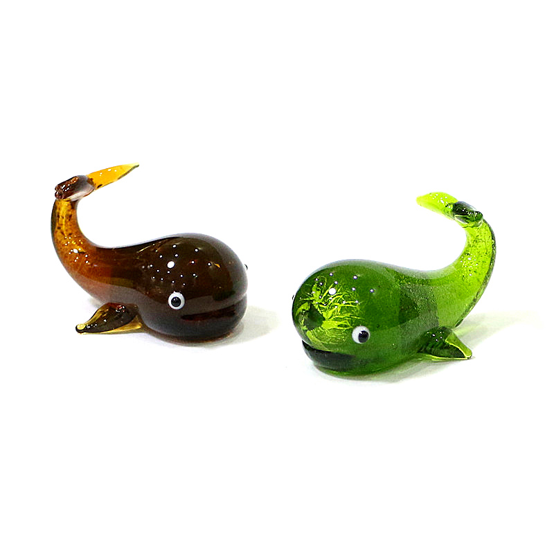 Murano kaca paus miniatur patu - Marine Aquarium Europe ulasan dan harga