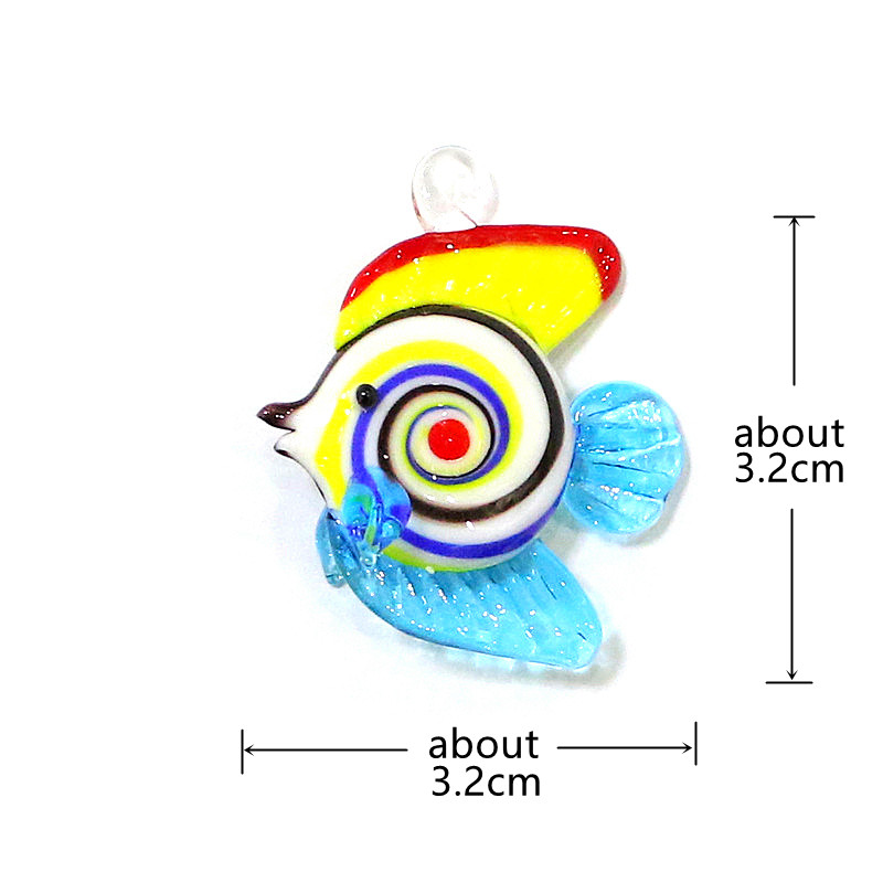 Liontin Kaca Ikan Tropis Mini  - Marine Aquarium Europe ulasan dan harga