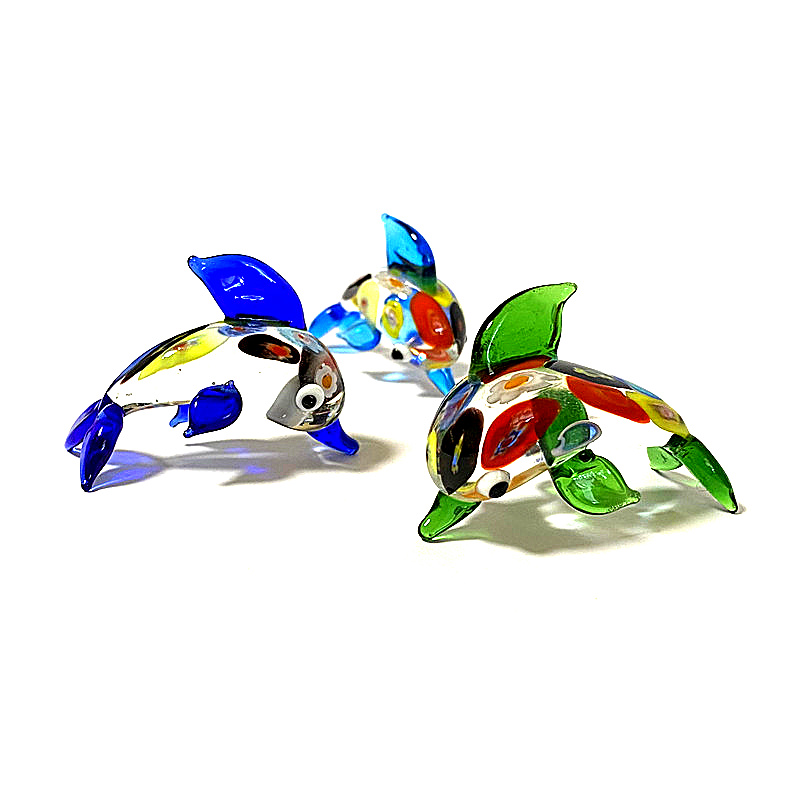 Patung Lumba-lumba Kaca Miniat - Marine Aquarium Europe ulasan dan harga