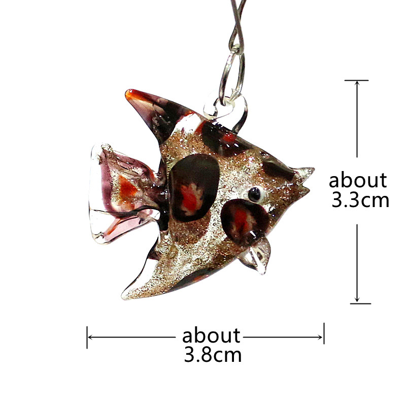Liontin kaca pesona ikan laut  - Marine Aquarium Europe ulasan dan harga