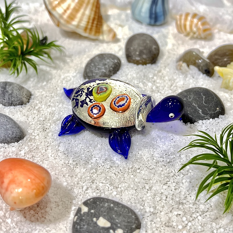 Figurin Kura-Kura Kaca Mini Bu - Marine Aquarium Europe ulasan dan harga