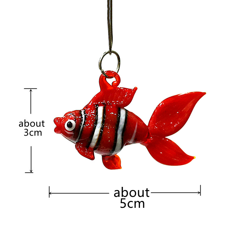 Liontin Ikan Kaca Mini Warna-w - Marine Aquarium Europe ulasan dan harga