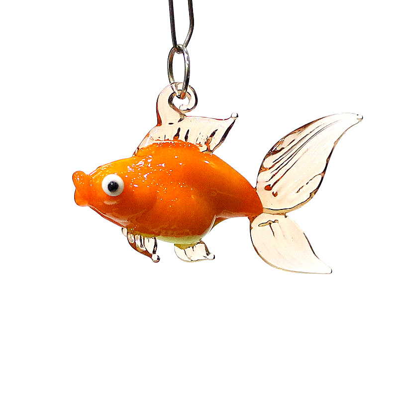 Liontin Ikan Kaca Mini Warna-w - Marine Aquarium Europe ulasan dan harga