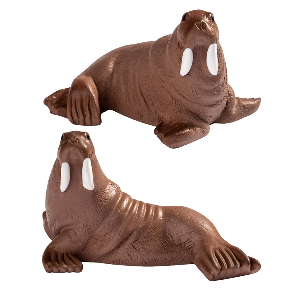 2Pcs Dekorasi Hewan Laut Walru - Aquarium Marine ulasan dan harga